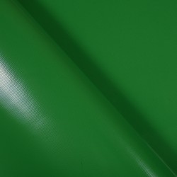 Ткань ПВХ 450 гр/м2, Зелёный (Ширина 160см), на отрез  в Великом Новгороде