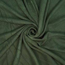 Ткань Флис Односторонний 130 гр/м2, цвет Темный хаки (на отрез)  в Великом Новгороде