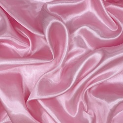 Ткань Атлас-сатин, цвет Розовый (на отрез)  в Великом Новгороде
