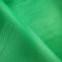 Ткань Оксфорд 300D PU Рип-Стоп СОТЫ, цвет Зелёный (на отрез)  в Великом Новгороде